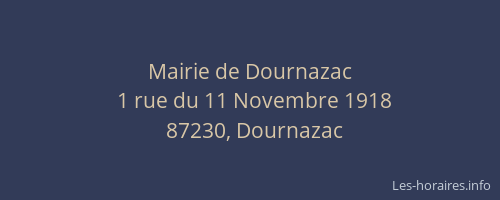 Mairie de Dournazac