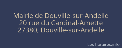 Mairie de Douville-sur-Andelle