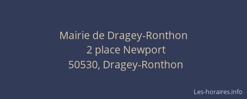 Mairie de Dragey-Ronthon