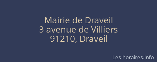 Mairie de Draveil