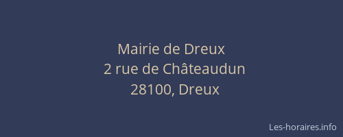 Mairie de Dreux