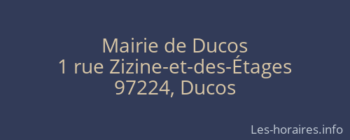 Mairie de Ducos
