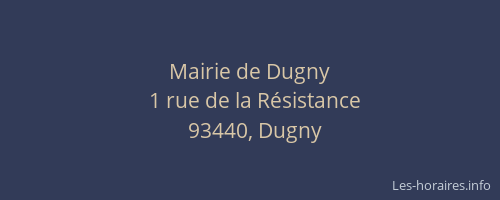 Mairie de Dugny