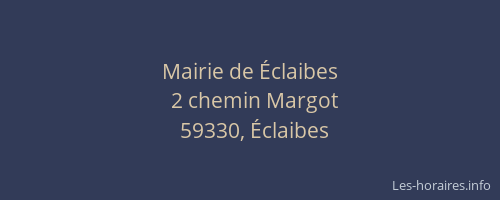 Mairie de Éclaibes