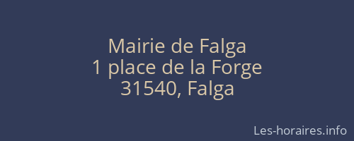 Mairie de Falga