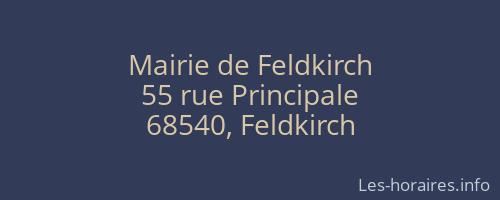 Mairie de Feldkirch