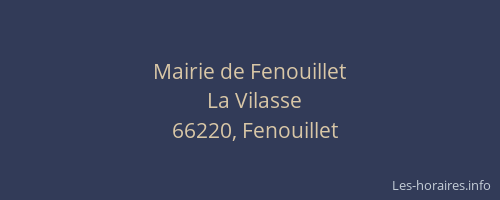 Mairie de Fenouillet