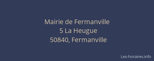 Mairie de Fermanville