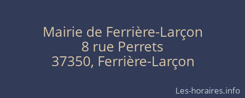 Mairie de Ferrière-Larçon