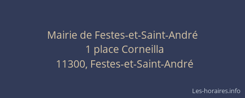 Mairie de Festes-et-Saint-André