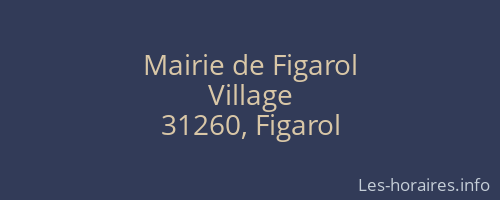 Mairie de Figarol