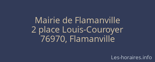 Mairie de Flamanville