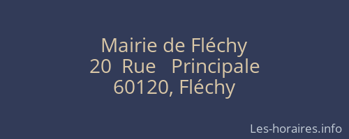 Mairie de Fléchy