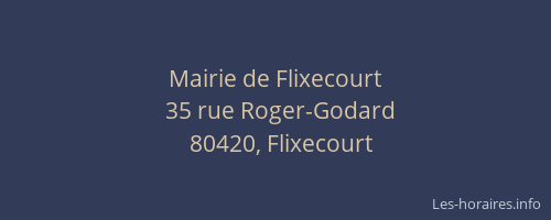 Mairie de Flixecourt