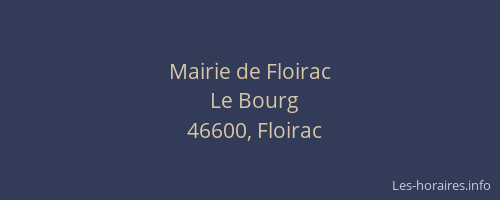 Mairie de Floirac