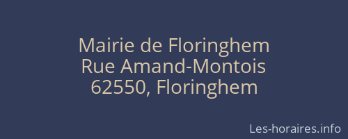 Mairie de Floringhem
