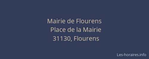 Mairie de Flourens