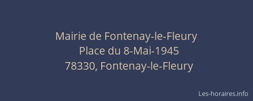 Mairie de Fontenay-le-Fleury