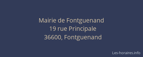 Mairie de Fontguenand