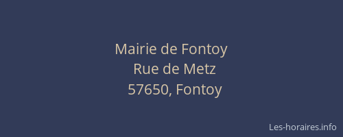 Mairie de Fontoy