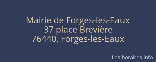 Mairie de Forges-les-Eaux