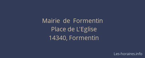 Mairie  de  Formentin