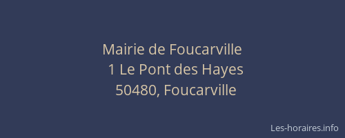 Mairie de Foucarville