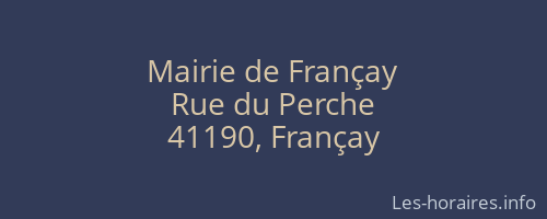 Mairie de Françay