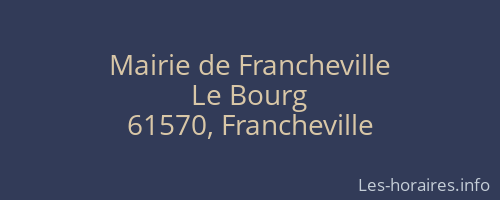 Mairie de Francheville