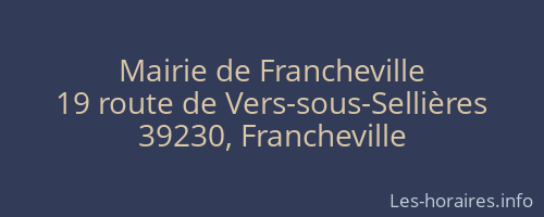 Mairie de Francheville