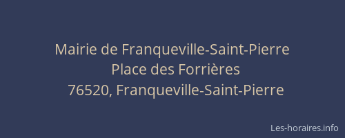 Mairie de Franqueville-Saint-Pierre
