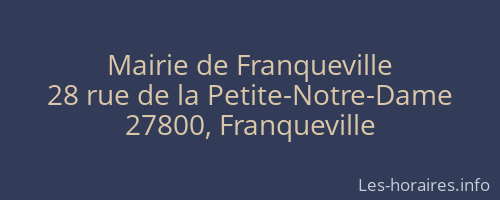 Mairie de Franqueville