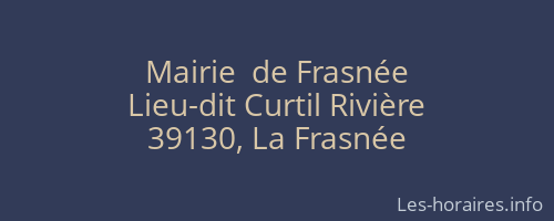 Mairie  de Frasnée