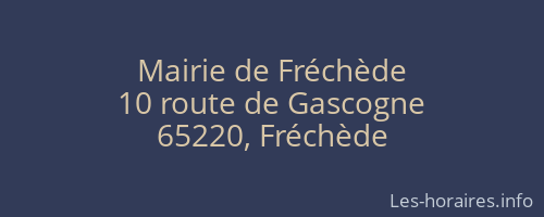 Mairie de Fréchède