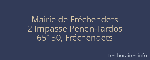 Mairie de Fréchendets