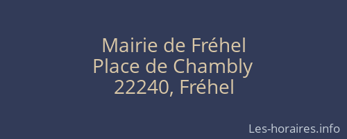 Mairie de Fréhel