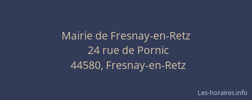 Mairie de Fresnay-en-Retz
