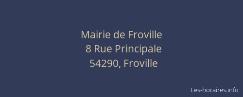 Mairie de Froville