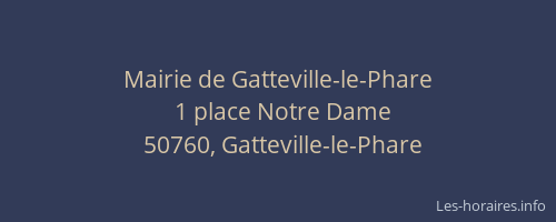 Mairie de Gatteville-le-Phare