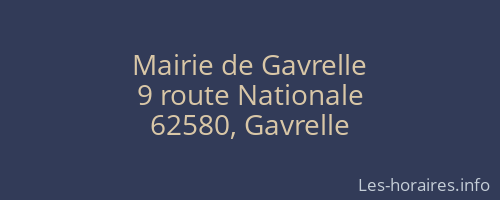 Mairie de Gavrelle
