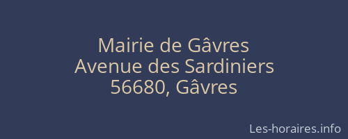 Mairie de Gâvres