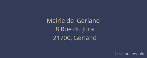 Mairie de  Gerland