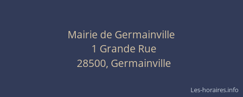 Mairie de Germainville