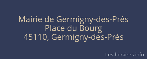 Mairie de Germigny-des-Prés