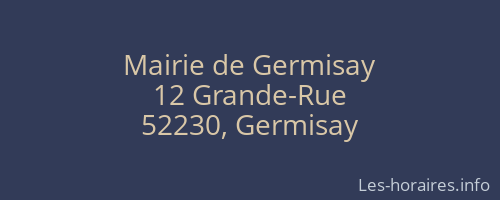 Mairie de Germisay