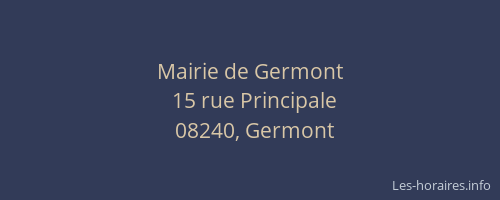 Mairie de Germont