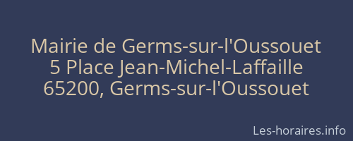 Mairie de Germs-sur-l'Oussouet