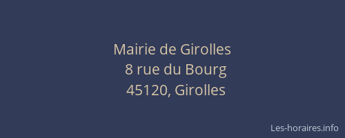 Mairie de Girolles