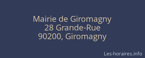 Mairie de Giromagny
