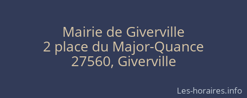 Mairie de Giverville